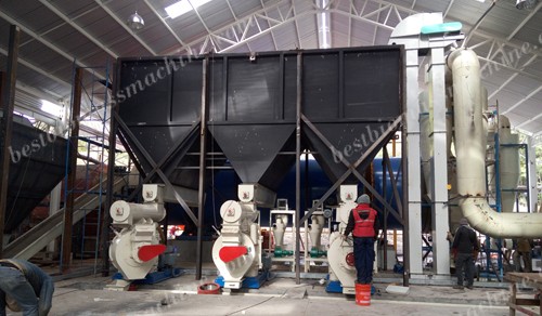 3 BPM508 pellet mills