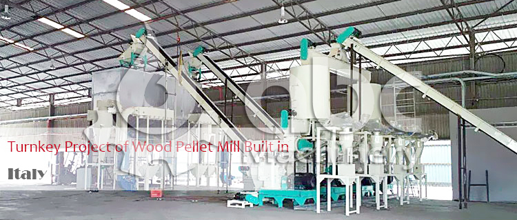 Large Biomass Pelletizing Plant