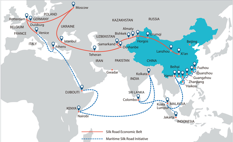 The Belt and Road Map