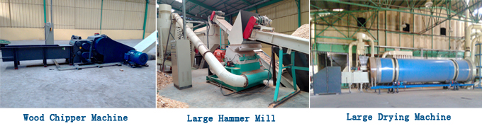 auxiliary machines for wood pellet mill line