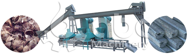 Coconut Shell Charcoal Briquette Machine