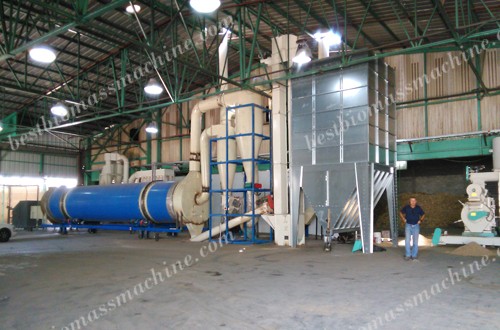 drying machine of wood pellet production line