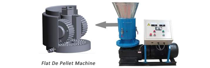 flat die pellet manufacturing machine