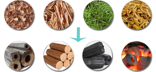 From Biomass Wastes to Bio Fuel Briquettes