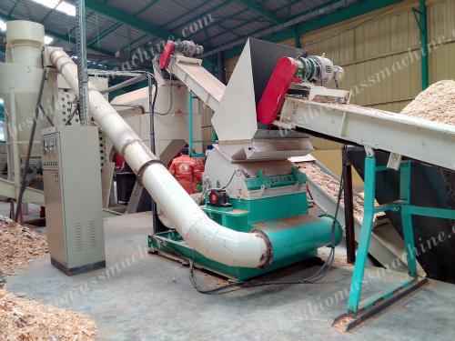 hammer mill for sawdust pellet production plant