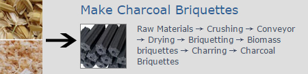 make charcoal briquettes