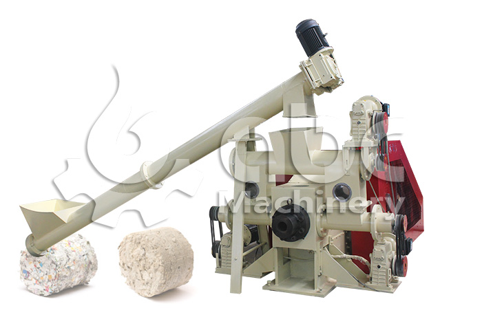 Making Paper Briquette with Paper Briquette Press