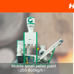 mobile pellet making plant