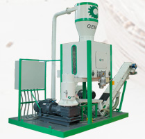 mobile wood pelleting plant