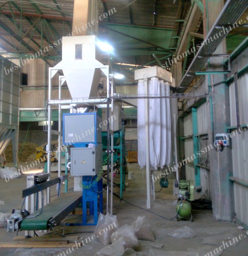 packing of wood pellet production line