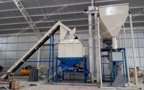 pellet cooler and packing machine