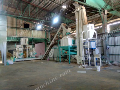 pellet cooling and packing machine