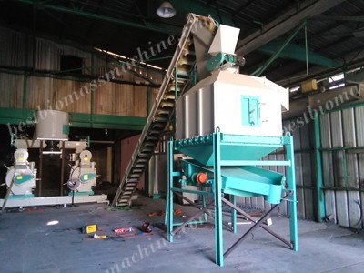 pellet machine and pellet cooler