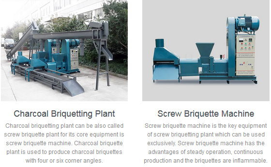 screw press briquette machine