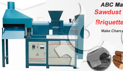 Screw Sawdust Charcoal Briquette Machine