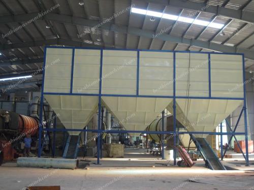 stock bin for vietnam pellet plant