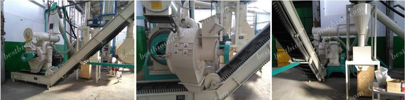 wood chip pellet mill